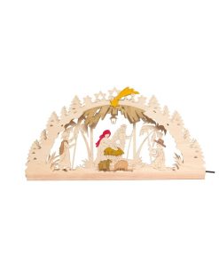 Bastelset Schwibbogen Krippe, Christi Geburt