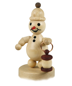 Schneemann Junior mit Laterne