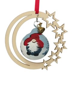 Baumbehang Wichtel im Sternenmond