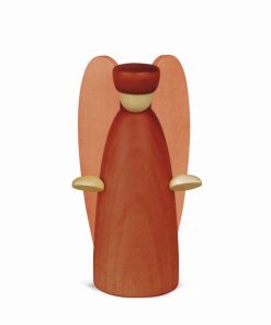 Verkündungsengel zur Krippe klein, rot