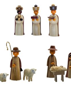 Krippenfigurenset, natur