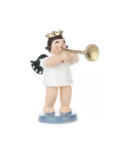 Engel mit Fanfare und Krone