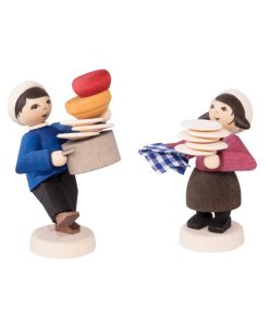 Abwäscher 2-tlg, gebeizt