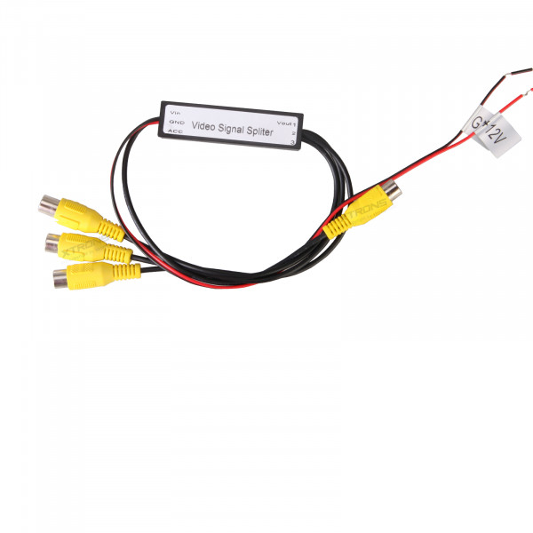 BOS004 Cinch-Videosignalverstärker/-Verteiler mit 1 bis 3 Kanälen