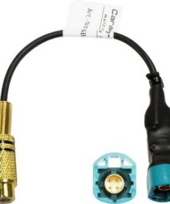 AMPIRE Adapterkabel VW OEM RFK, HSD Stecker auf Cinch Buchse, 10cm