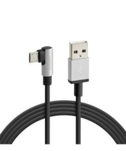 Lampa 2019 Display 90° Ladekabel – Micro USB – 100cm – schwarz