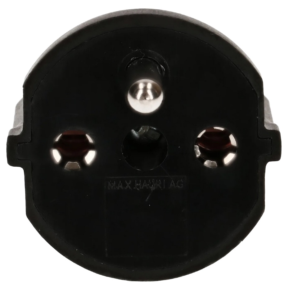 Max Hauri Fixadapter T23 » Schuko Typ F, schwarz – Bild 4