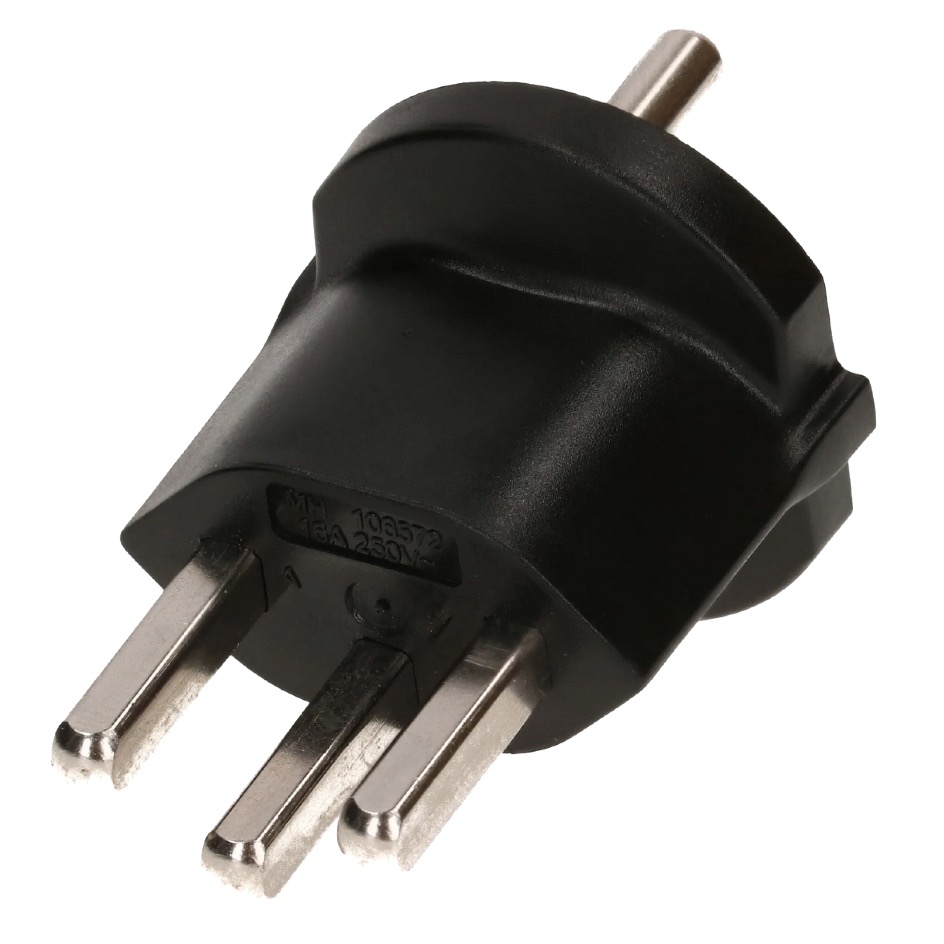 Max Hauri Fixadapter T23 » Schuko Typ F, schwarz – Bild 6