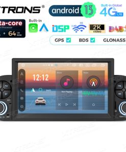 Android Autoradio Multimedia Player für Fiat PX73PDFL 7 Zoll Octa Core 4 + 64 GB Global 4G LTE