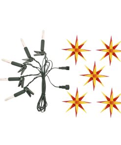 Herrnhuter Sternenketten Erweiterungsset gelb/rot mit LED