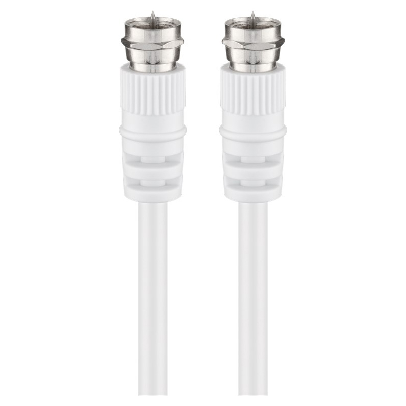 AMPIRE SAT Antennenkabel (<70 dB), 1.5m, 2x geschirmt, gerade F-Stecker – Bild 2