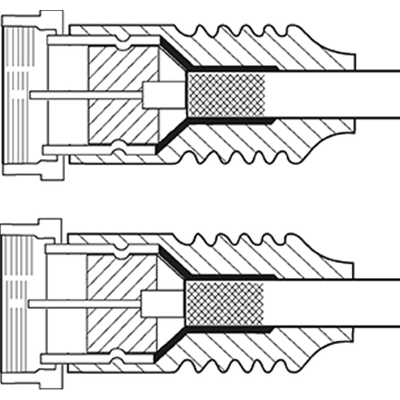 AMPIRE SAT Antennenkabel (<70 dB), 1.5m, 2x geschirmt, gerade F-Stecker – Bild 4