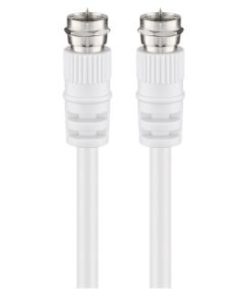 AMPIRE SAT Antennenkabel (<70 dB), 1.5m, 2x geschirmt, gerade F-Stecker