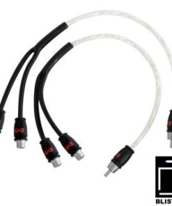 AMPIRE Audio Y-Kabel 30cm, 2 Buchsen – 1 Stecker, Blister-Verpackung