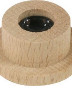 Glaslager 12,5 mm auf Holzsockel für Pyramiden